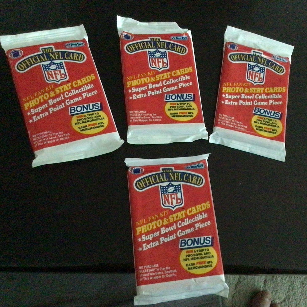 1989 PRO SET football trading cards